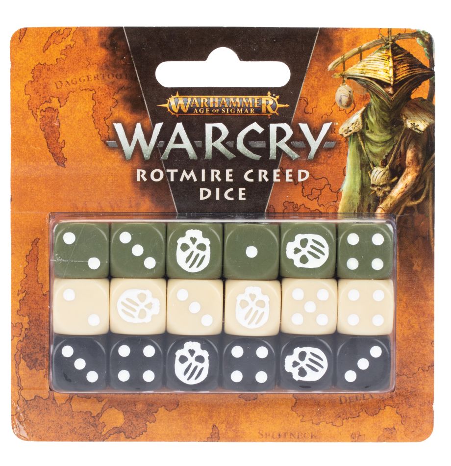 Warcry: Rotmire Creed Dice Warcry: Rotmire Creed Dice
